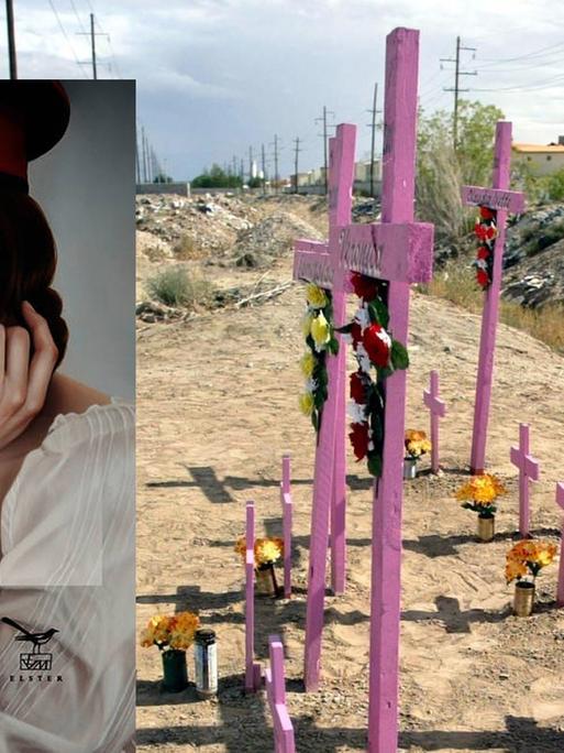 An ermorderte Frauen erinnern pinke Holzkreuze an den Gräbern. Der Tod scheint in Mexiko allgegenwärtig.