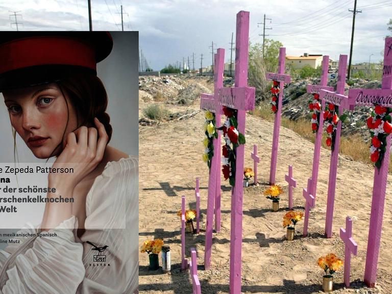 An ermorderte Frauen erinnern pinke Holzkreuze an den Gräbern. Der Tod scheint in Mexiko allgegenwärtig.
