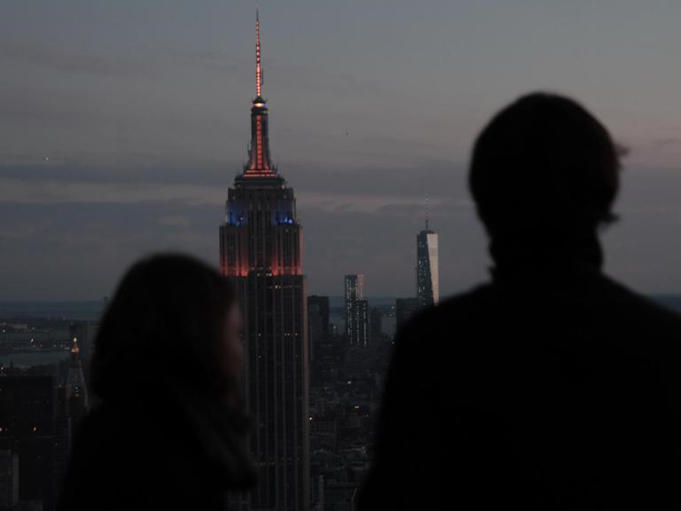 Rita und Marcello über den Dächern von New York