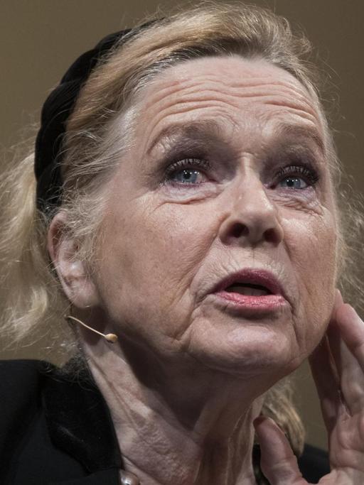 Die norwegische Schauspielerin Liv Ullmann (2018).