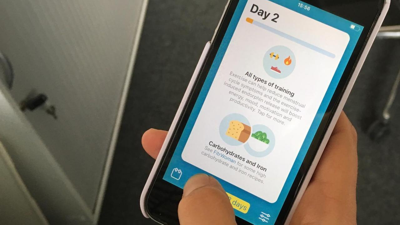 Die App FitrWoman gibt Frauen Tipps zu Training und Ernährung - über den ganzen Zyklus hinweg.