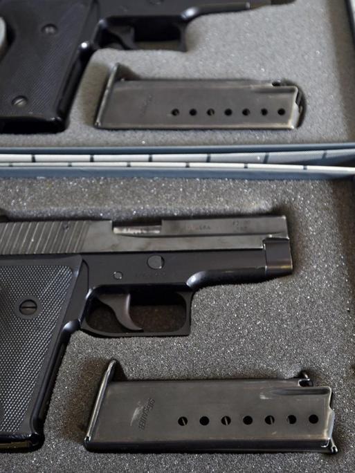 Pistolen der Marke Sig Sauer (Symbolbild)