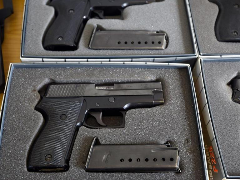 Pistolen der Marke Sig Sauer (Symbolbild)