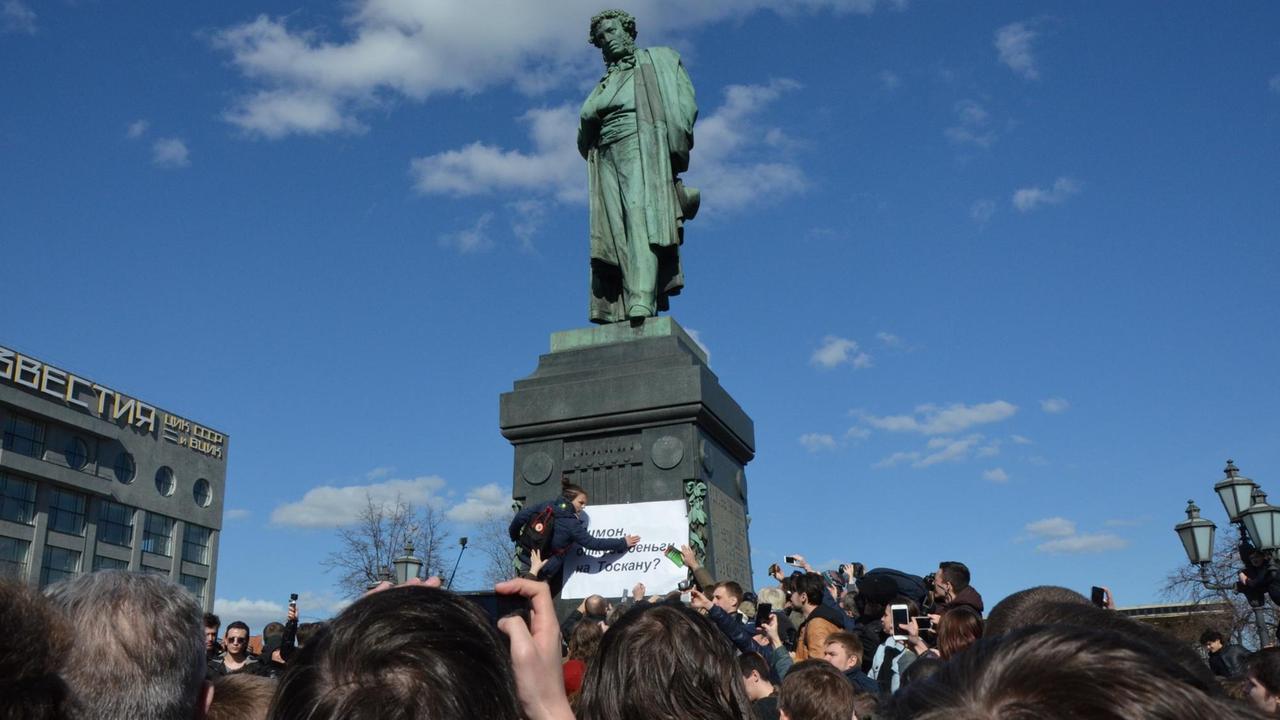 Proteste gegen Korruption in etlichen Städten Russlands 