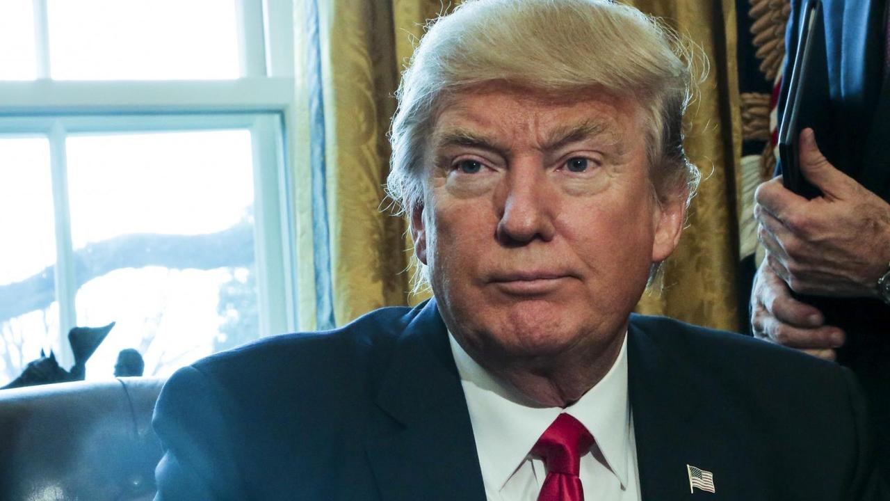 US-Präsident Donald Trump im Oval Office im Weißen Haus in Washington D.C. am 3. Februar 2017.