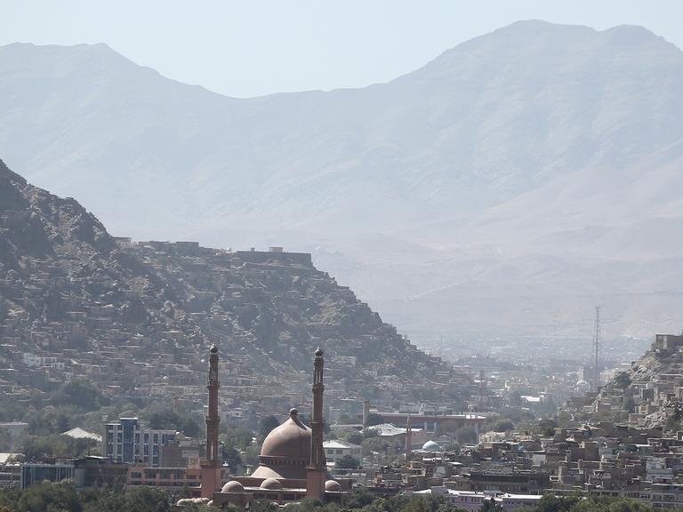 Blick auf Afghanistans Hauptstadt Kabul