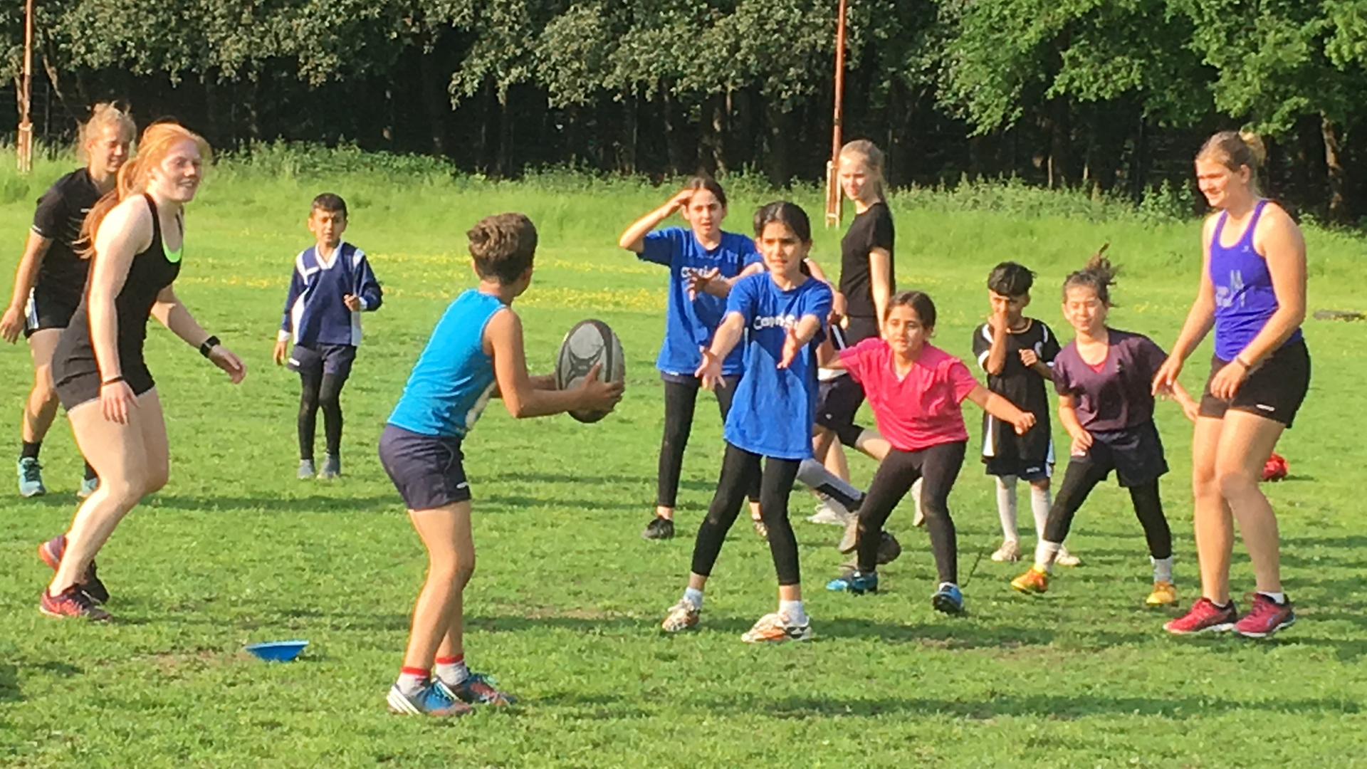 Training bei Rugby United