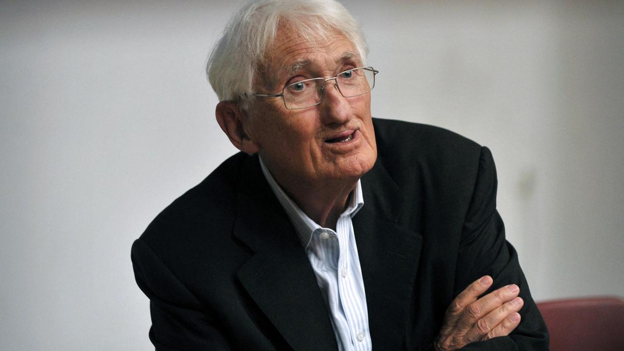 Porträt des deutschen Philosophen Jürgen Habermas.