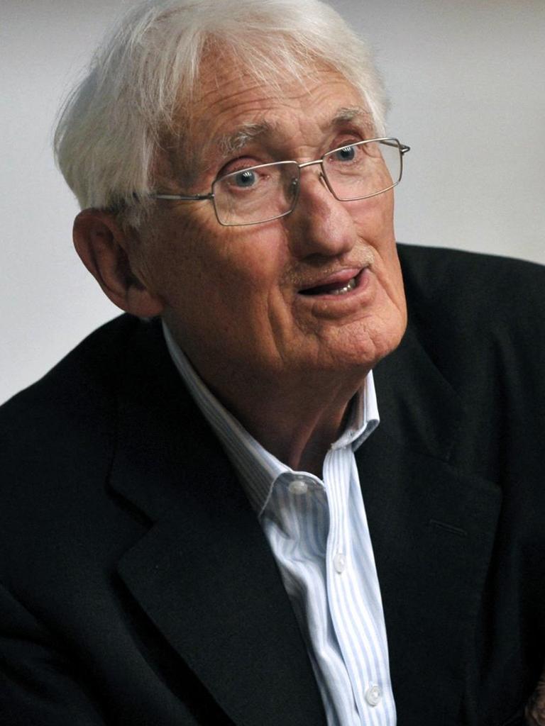 Porträt des deutschen Philosophen Jürgen Habermas.