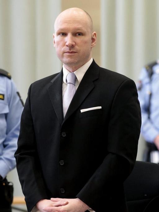 Anders Breivik Mitte März vor Gericht. Er hatte gegen seine Haftbedingungen geklagt.