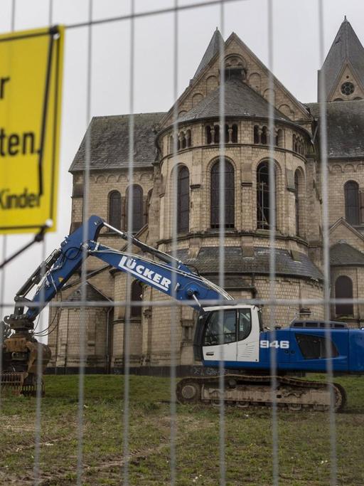 Die ehemalige Kirche St. Lambertus, im Volksmund Immerather Dom genannt, muss dem Braunkohletagebau Garzweiler weichen.