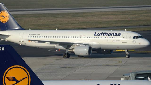 Lufthansa-Flugzeuge in Düsseldorf