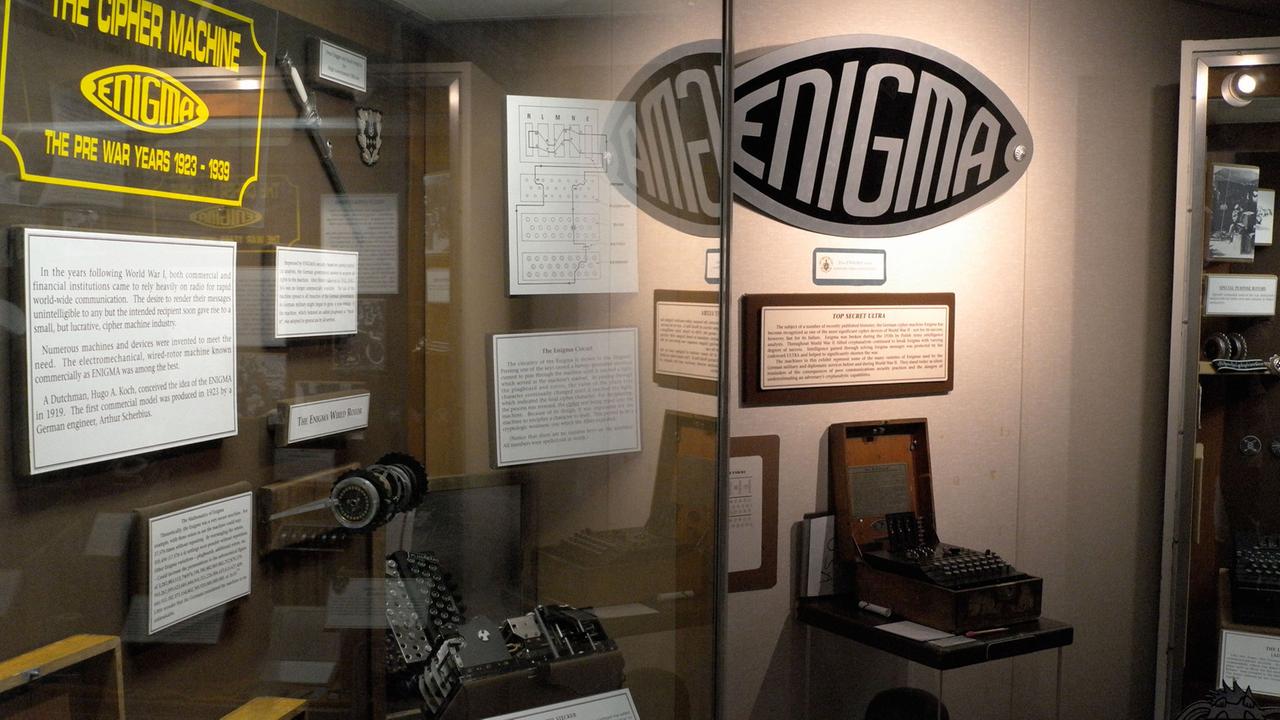 Eine Enigma im NSA-Museum in Washington.