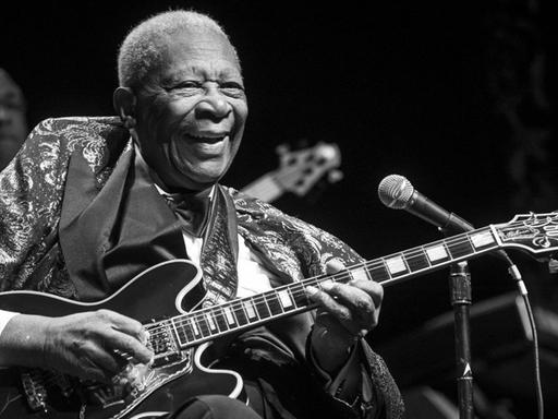 Die Blues-Legende B.B. King im Februar 2013