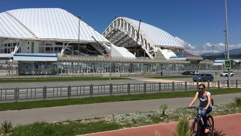 Das Olympiastadion in Sotschi