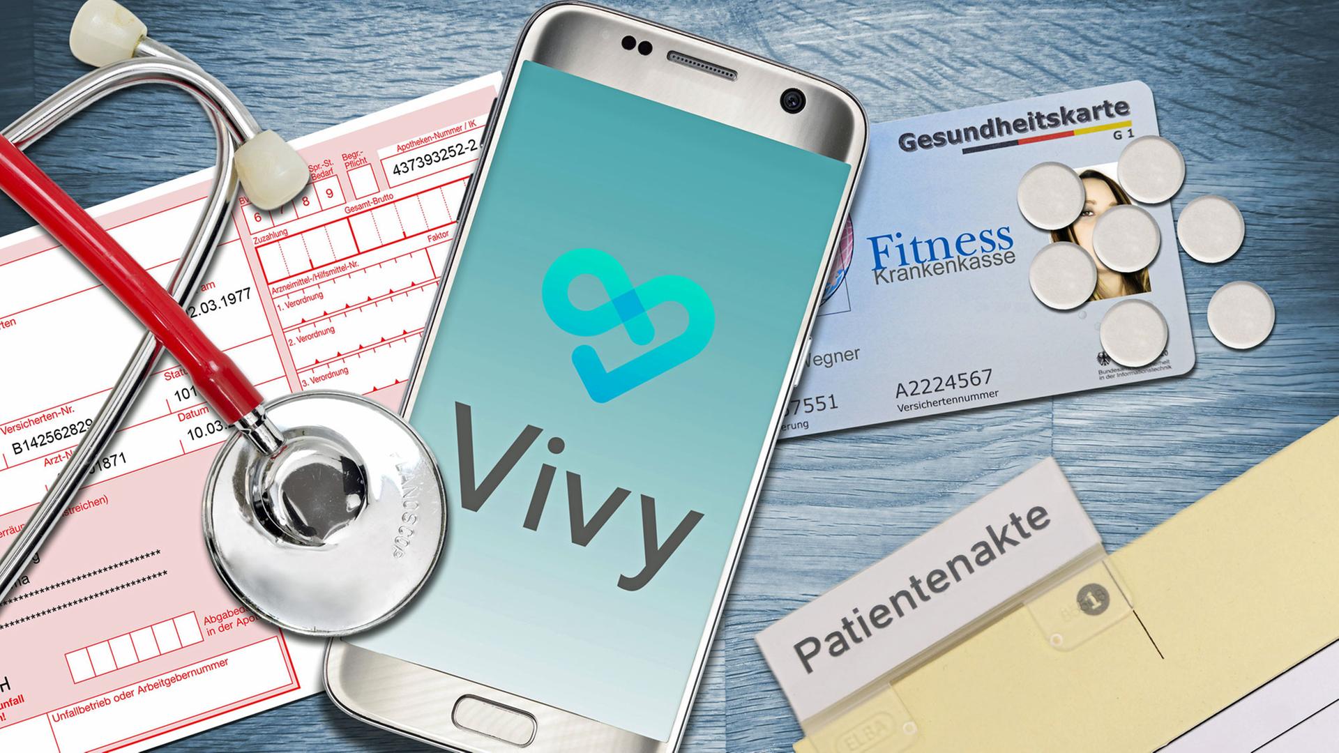 Digitale Patientenakte, Gesundheitskarte, Vivy-App (Symbolfoto)