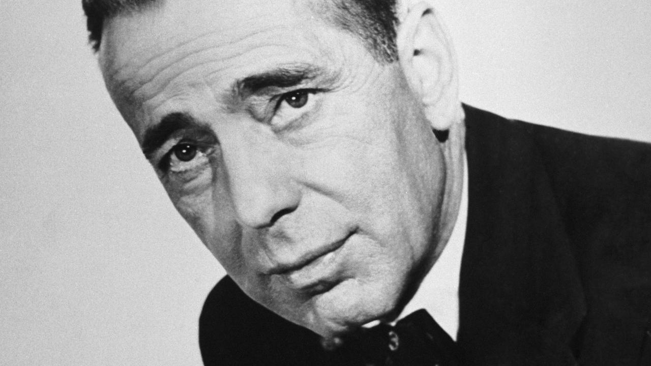 US-Schauspieler Humphrey Bogart als Eddie Willis in dem Film "Schmutziger Lorbeer" von 1956