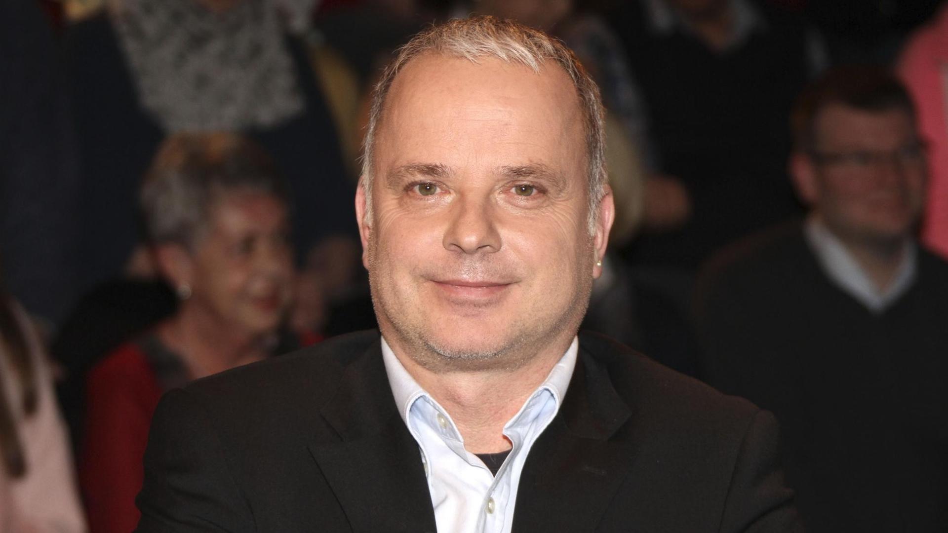 Der Virologe Martin Stürmer bei der Aufzeichnung der ZDF-Talkshow "Markus Lanz"