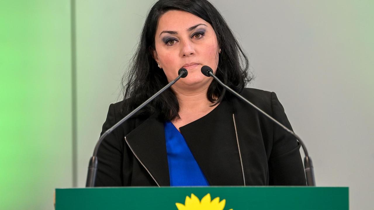 Lamya Kaddor beim Landesparteitag der Grünen NRW 