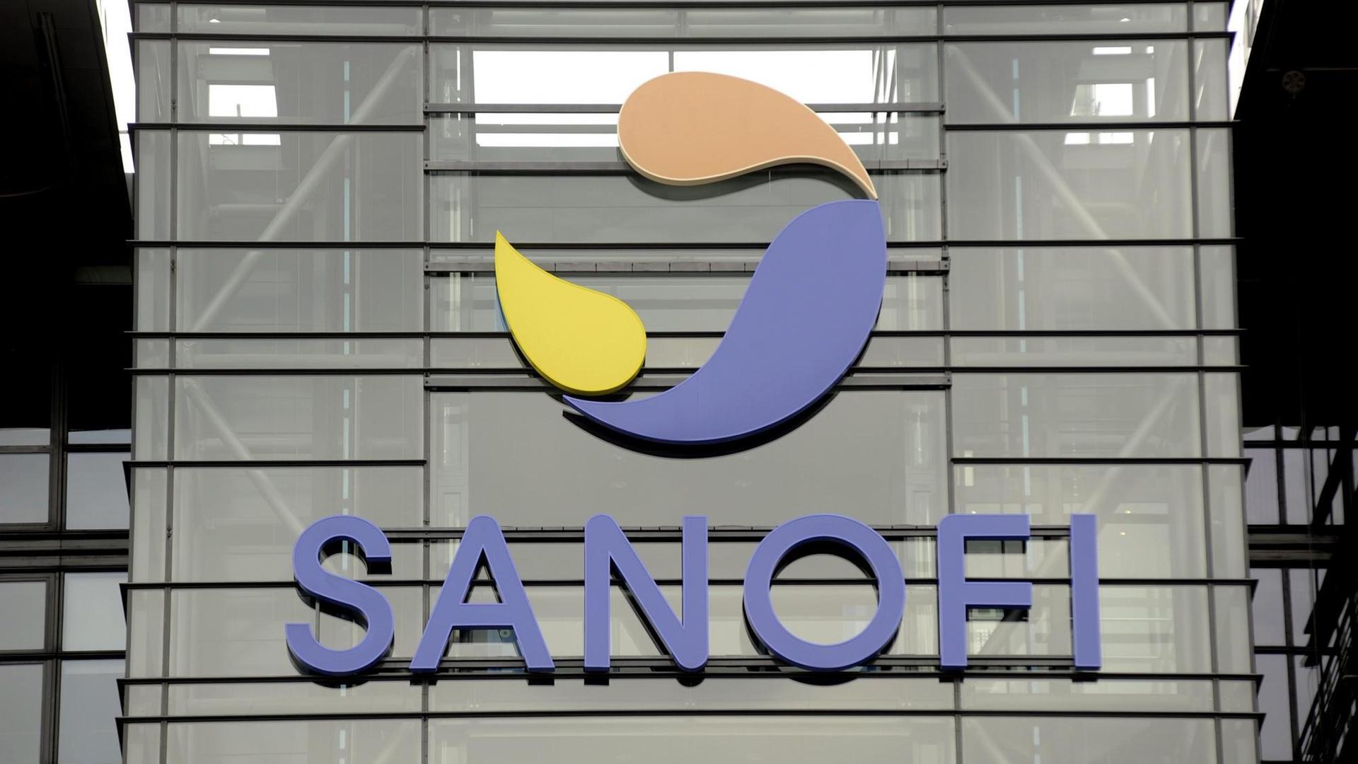 Das Logo der französischen Pharma-Firma Sanofi