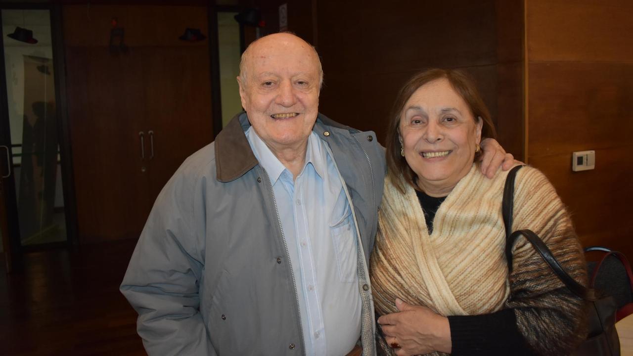 Helmut Simson, jüdischer Immigrant aus Berlin, mit seiner Frau Martha.