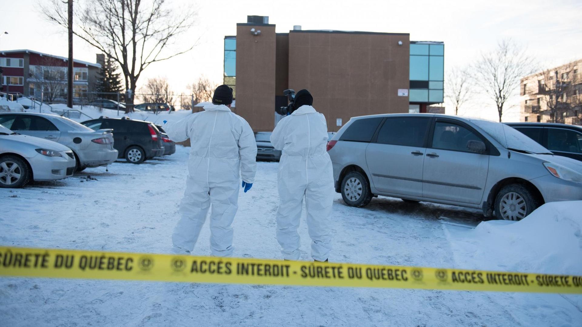 Die Moschee in Quebec, auf die ein Anschlag mit sechs Toten verübt wurde - durch einen rechten Nationalisten