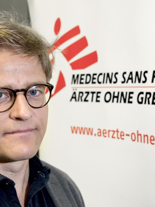 Tankred Stöbe (Vorstandsvorsitzender von Ärzte ohne Grenzen) am 17.06.2014.