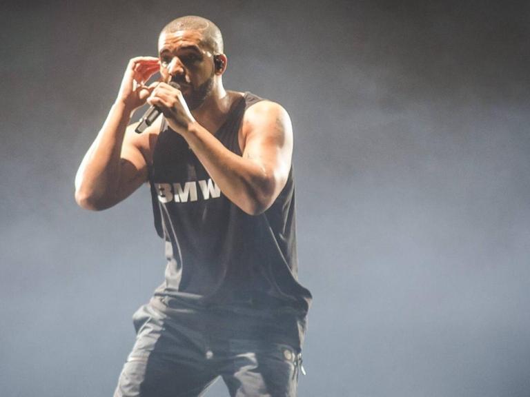 February 5, 2017 - American rapper and performing artist, Drake, performs at the London O2 Arena, as part of his Boy Meets World world tour, 2017.