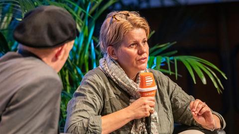 Tonia Mastrobuoni beim 5. Kölner Forum für Journalismuskritik.