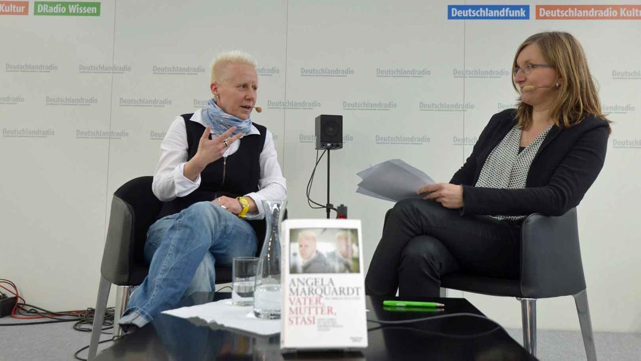  Angela Marquardt im Gespräch auf der Leipziger Buchmesse