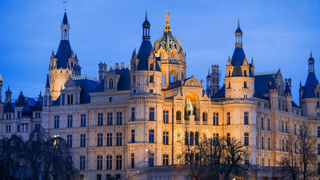 Gebäude des Landtags von Mecklenburg-Vorpommern in Schwerin
