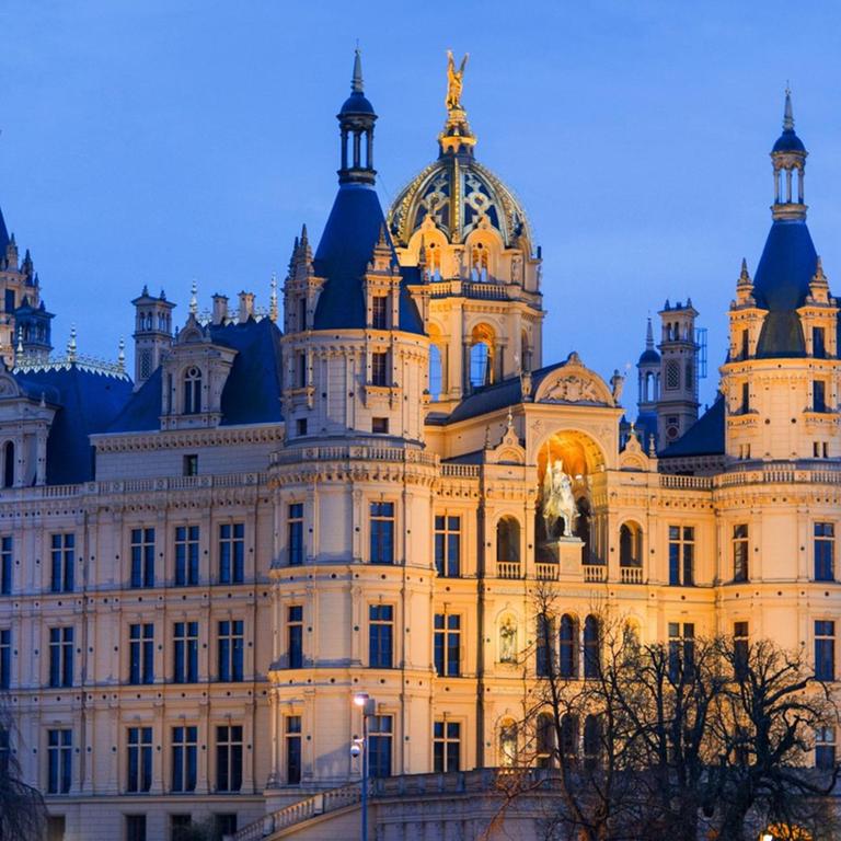 Gebäude des Landtags von Mecklenburg-Vorpommern in Schwerin