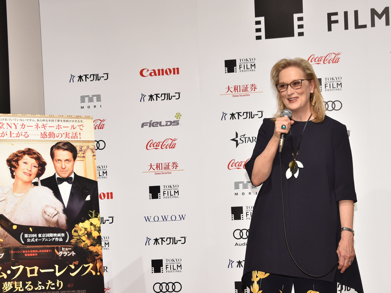 Schauspielerin Meryl Streep bei der Premiere von "Florence Foster Jenkins" in Tokio.