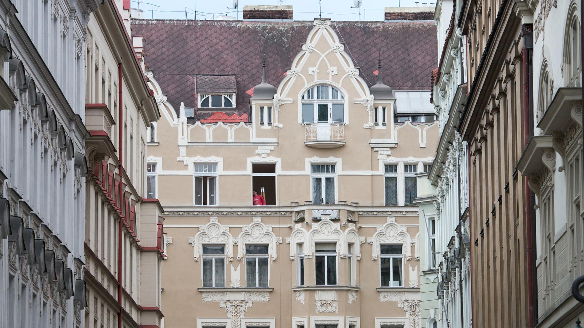 Wohnhäuser in der tschechischen Hauptstadt Prag