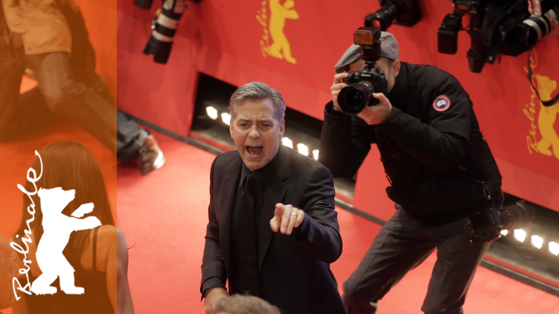 "Hail Caesar!"-Darsteller George Clooney bei der Eröffnung der Berlinale
