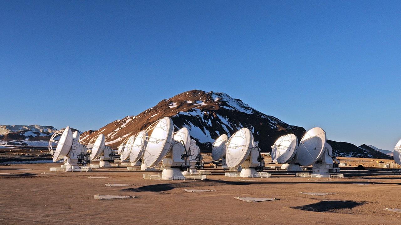 Die ALMA-Antennenanlage in Chile 