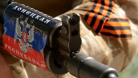 Prorussische Paramilitärs: In der ostukrainischen Metropole Donezk nennen sie sich "Volksrepublik Donezk".