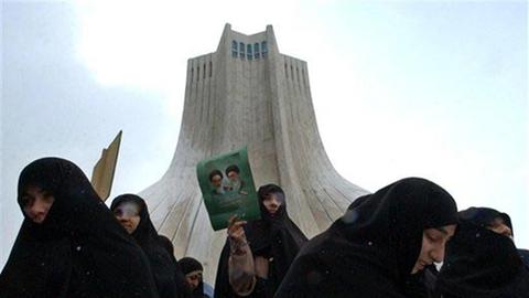 Iranische Frauen in Teheran
