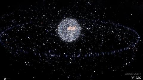 Die Erde wird von rund 2000 funktionstüchtigen Satelliten umkreist – und jeder Menge Weltraummüll