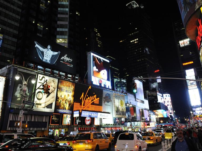 Broadway bei Nacht.