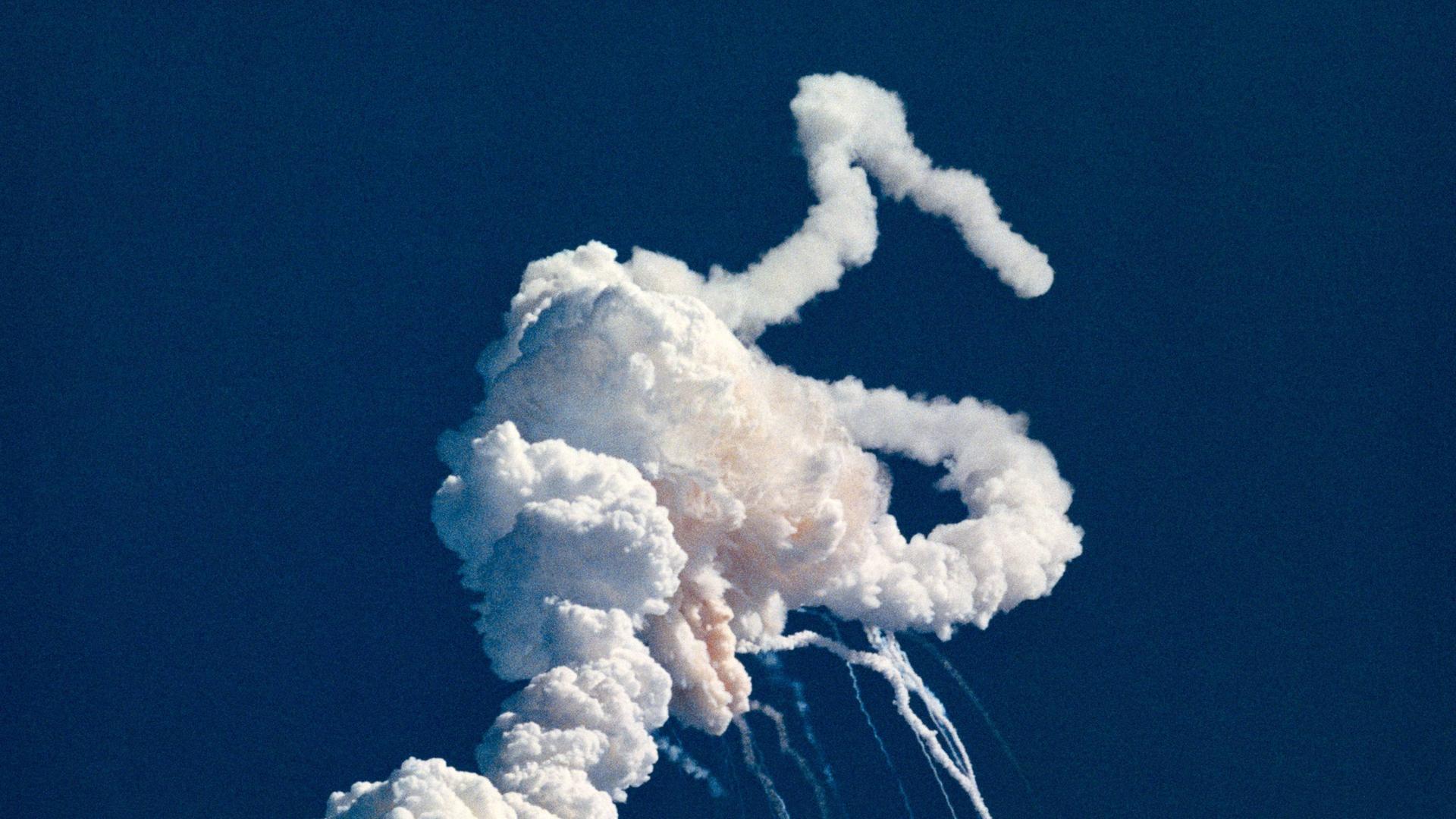 Explosion der Challenger Explosion der Challenger