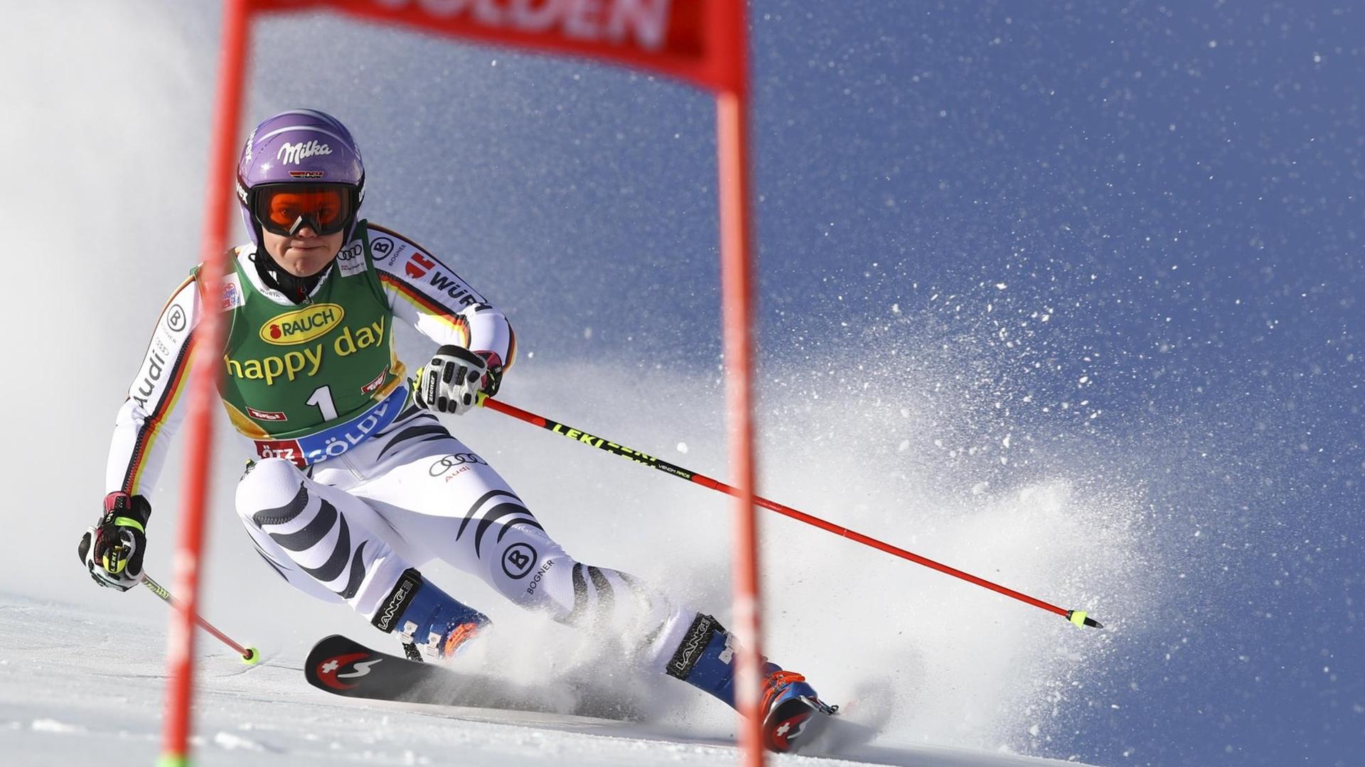 Das Bild zeigt die Ski-Fahrerin Viktoria Rebensburg.