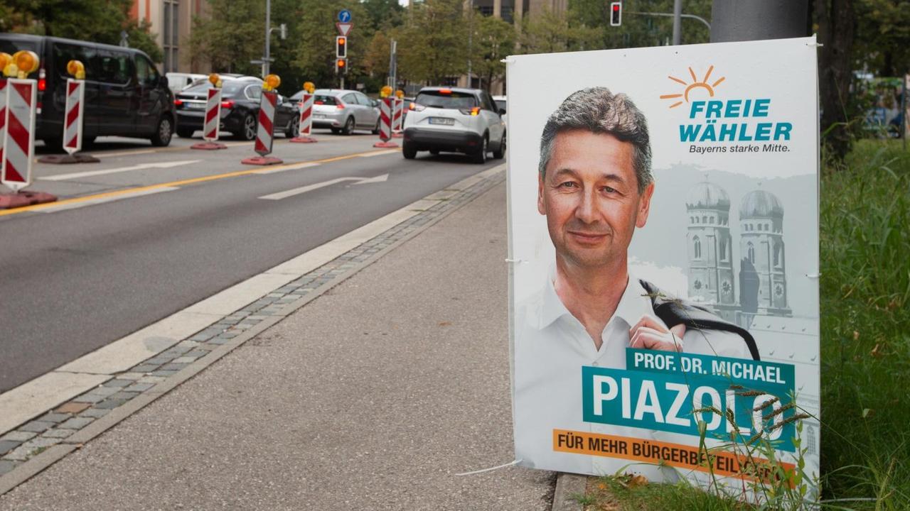 Wahlkampfplakat mit Michael Piazolo