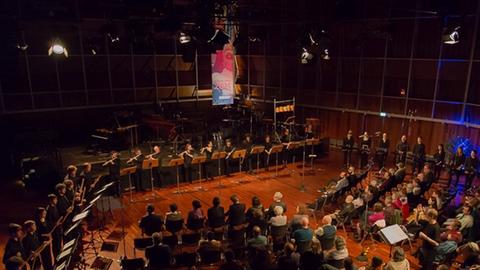  Blick in den Deutschlandfunk Kammermusiksaal während des 'Forums neuer Musik 2015 'Young Asia'