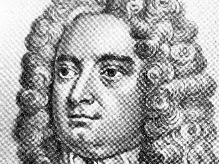Zeitgenössisches Porträt des irisch-englischen Schriftstellers Jonathan Swift (1667-1745)