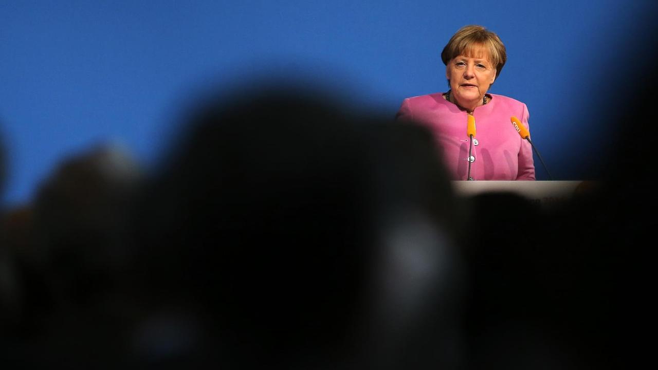 Druck von der Basis: Bundeskanzlerin Angela Merkel bei der Klausurtagung der CDU in Mainz