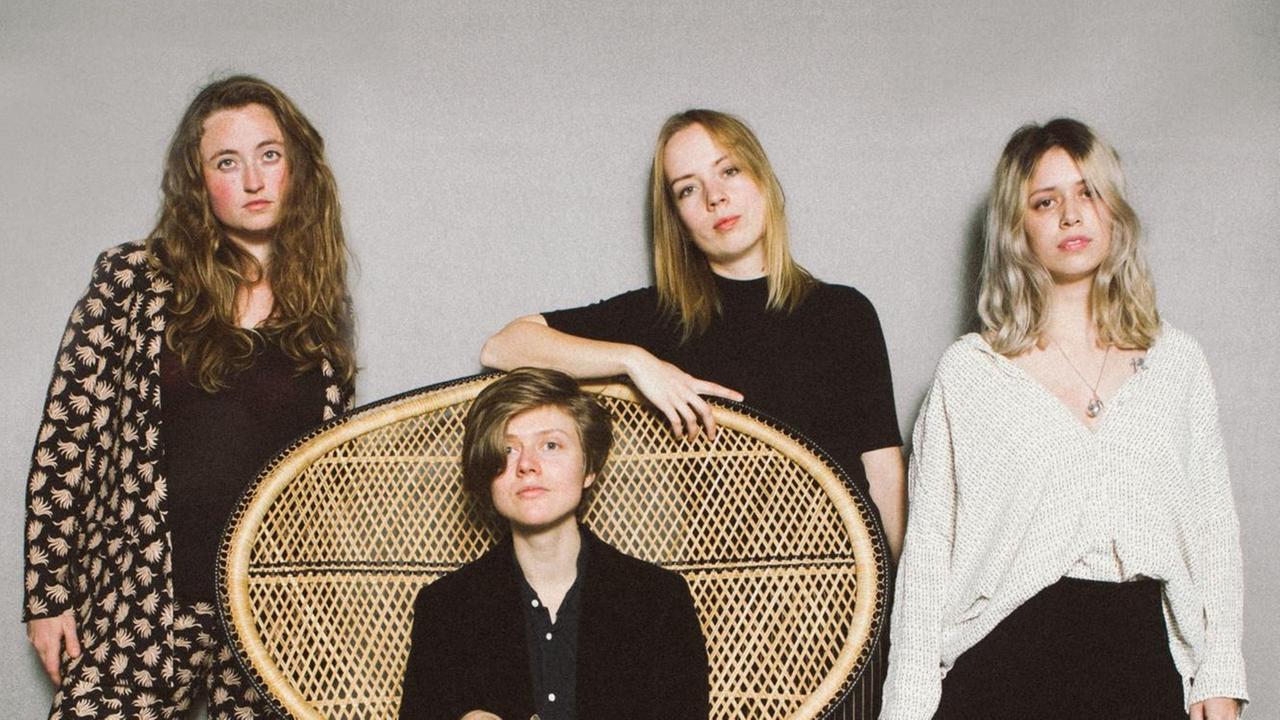 Die vier Musikerinnen der niederländische Band Dakota
