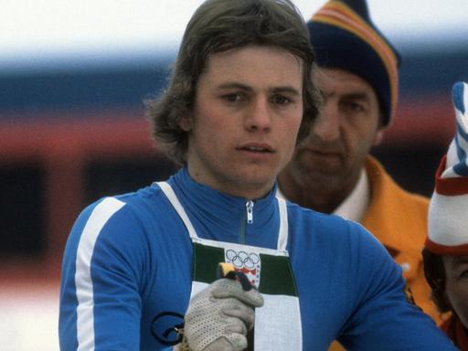 DDR-Sportler Claus Tuchscherer bei den Olympischen Spielen in Insbruck 1976