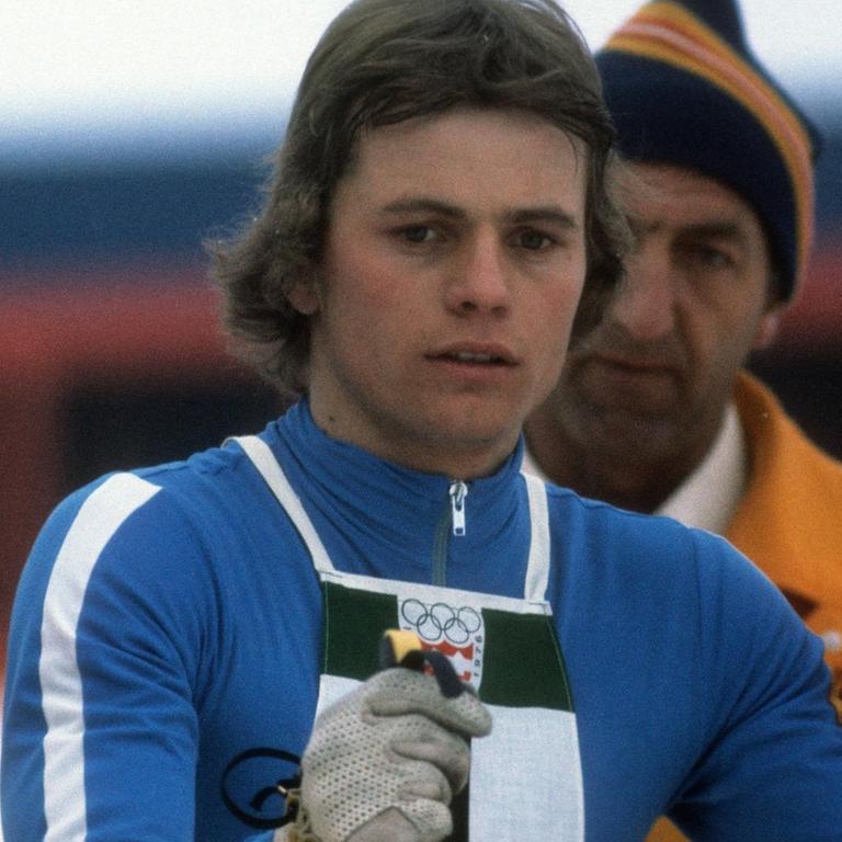 DDR-Sportler Claus Tuchscherer bei den Olympischen Spielen in Insbruck 1976
