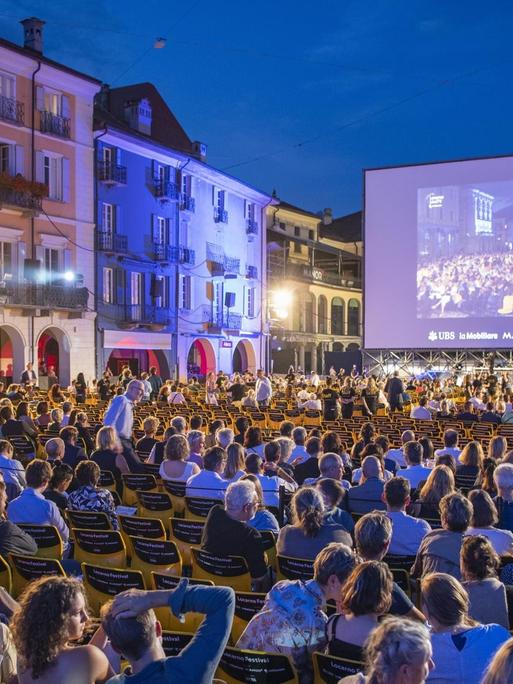 Das Open-Air-Kino in Locarno